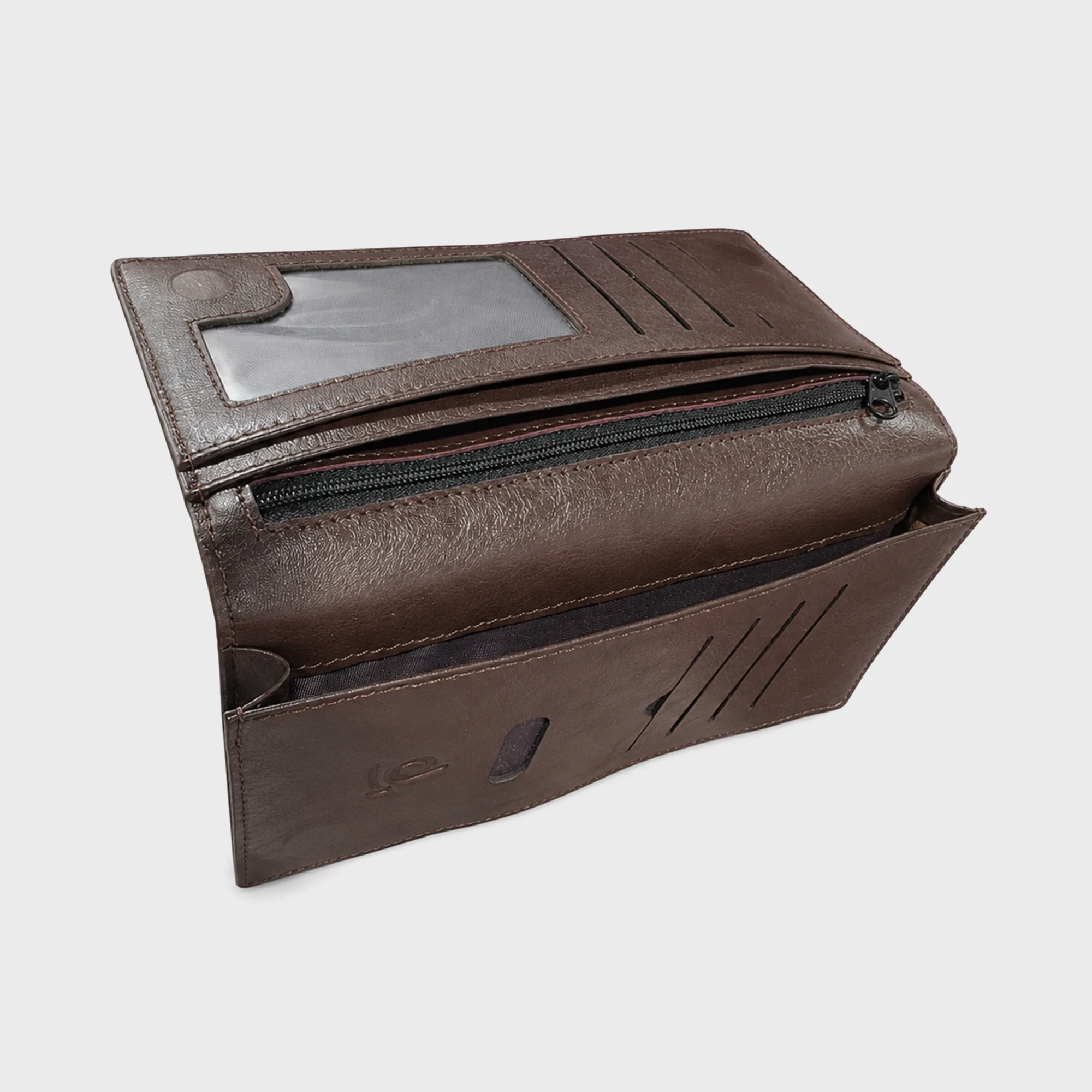 Corsen Z Single Chamber Long Leather Wallet Maroon - DWCZ666M